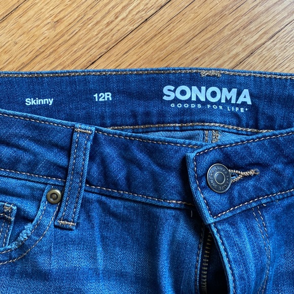 NWT Size 12R SONOMA Skinny Jeans - Picture 3 of 9